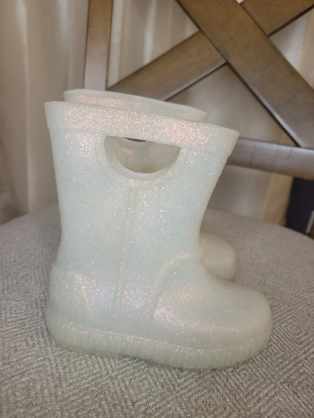 UGG Drizlita Glitter Rain Boots  Toddler Kids Size 7c